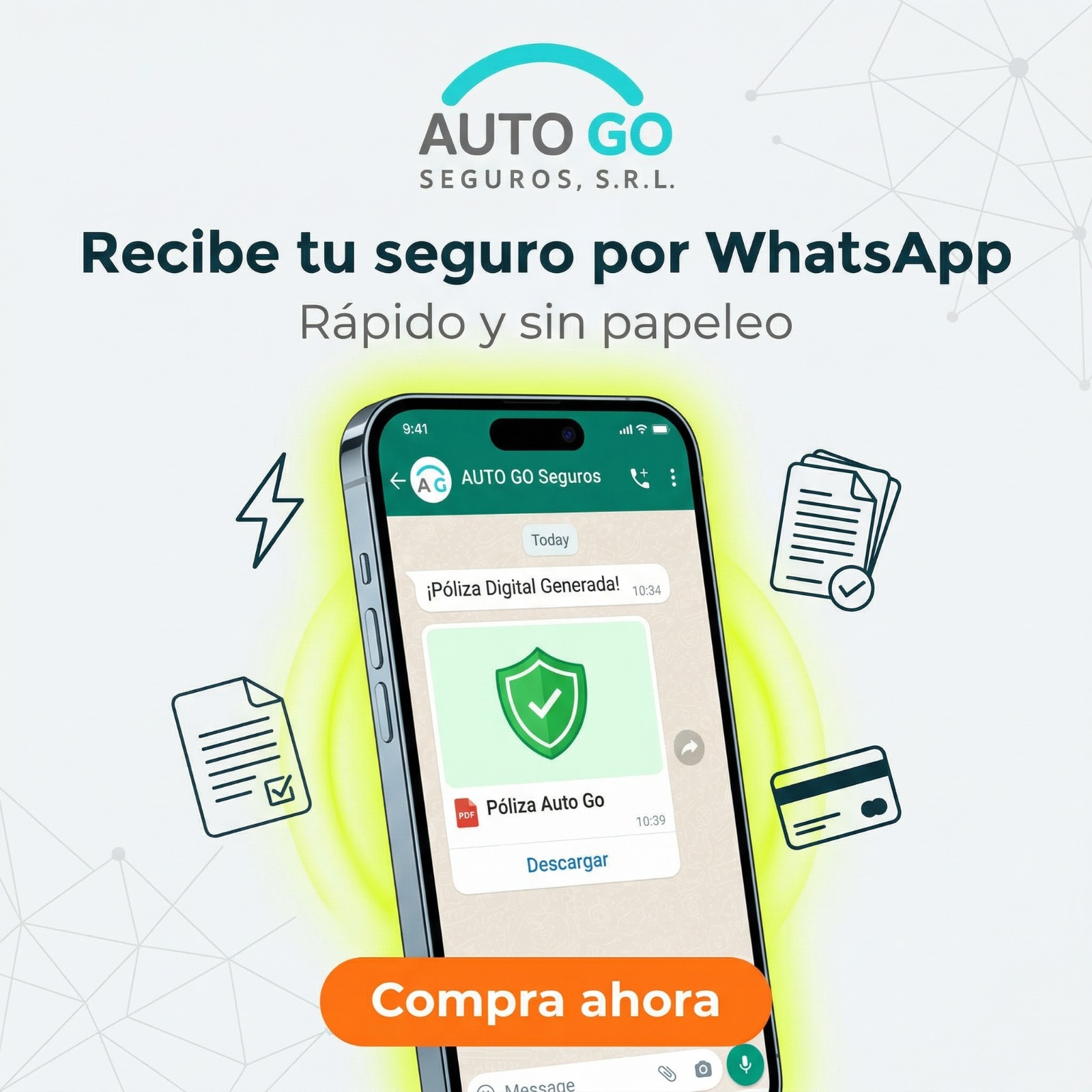 Explorar seguro para mascotas con AutoGo y apoyo digital visible